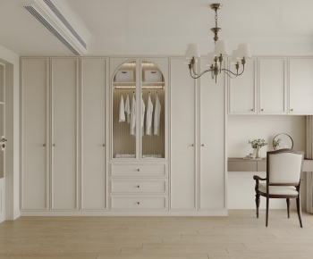 French Style Clothes Storage Area-ID:804588084