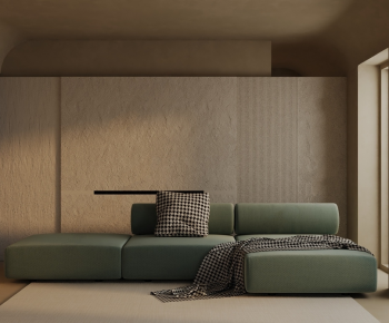 Wabi-sabi Style A Living Room-ID:351578001