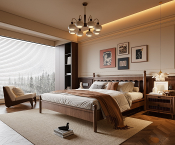 American Style Bedroom-ID:796729092