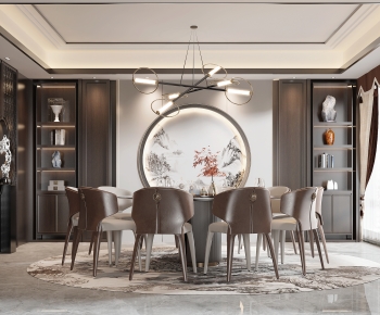 New Chinese Style Dining Room-ID:337387081