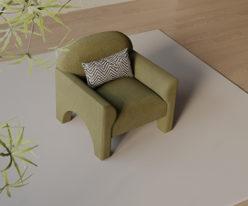 Modern Single Sofa-ID:184695011