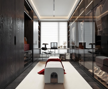 Modern Clothes Storage Area-ID:799287084