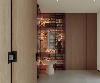 Modern Clothes Storage Area-ID:514264114