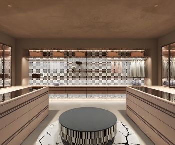 Modern Clothes Storage Area-ID:568264019