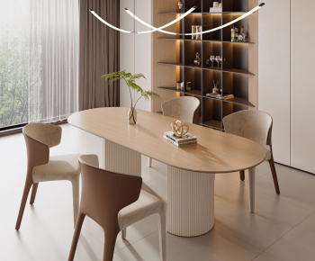 Modern Dining Table And Chairs-ID:322348124