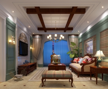 American Style A Living Room-ID:647526985