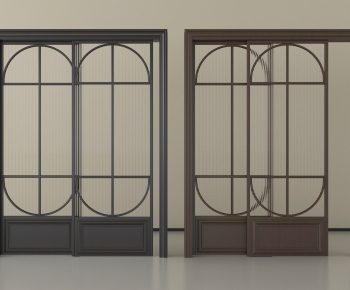 French Style Sliding Door-ID:618879087
