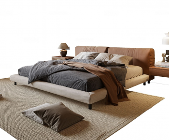 Modern Double Bed-ID:836739516