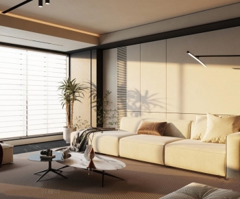 Modern A Living Room-ID:663425922