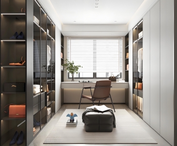 Modern Clothes Storage Area-ID:574712996