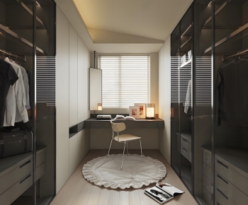 Modern Clothes Storage Area-ID:902995115