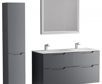 Modern Bathroom Cabinet-ID:125696905