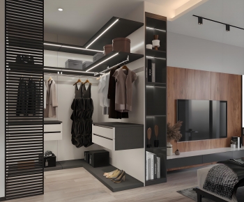 Modern Clothes Storage Area-ID:720259906