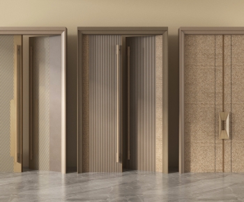 New Chinese Style Double Door-ID:550510956