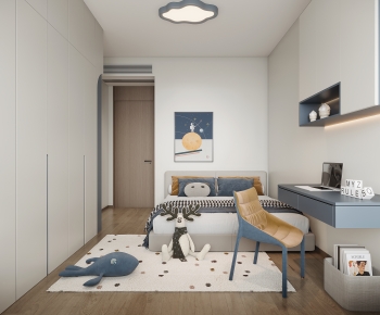 Modern Boy's Room And Son's Room-ID:715605979