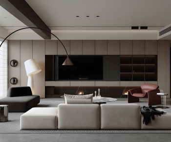 Modern A Living Room-ID:488650847