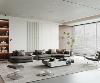 Modern A Living Room-ID:163455968