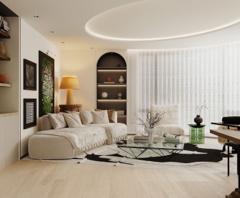 Modern A Living Room-ID:698905945