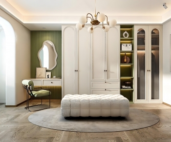 French Style Clothes Storage Area-ID:106079667