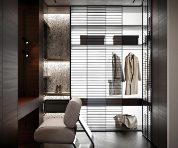 Modern Clothes Storage Area-ID:931518082