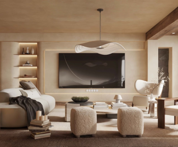 Wabi-sabi Style A Living Room-ID:137770892