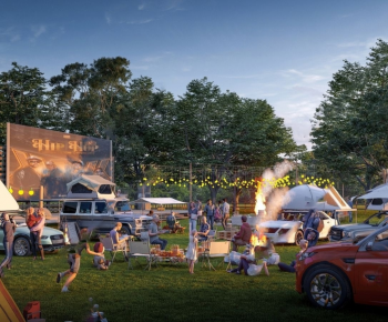 Modern Park Landscape-ID:123620041