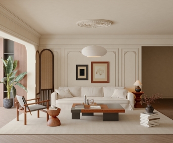 French Style A Living Room-ID:574528937