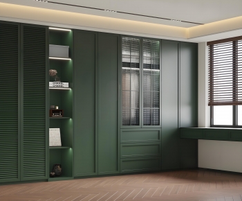 Modern Clothes Storage Area-ID:952729942