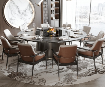 New Chinese Style Dining Table And Chairs-ID:271349027