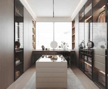 Modern Clothes Storage Area-ID:927982096