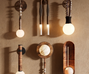 Wabi-sabi Style Wall Lamp-ID:194497119