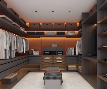 Modern Clothes Storage Area-ID:633522032