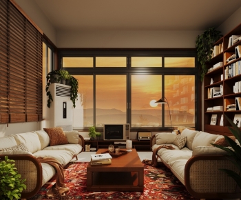 Modern A Living Room-ID:347469094