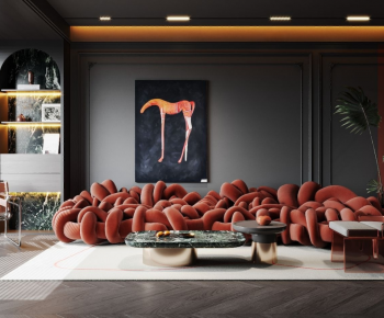 Modern A Living Room-ID:786062967