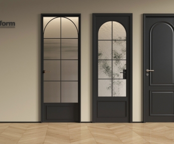 French Style Single Door-ID:801829107