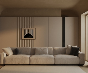 Wabi-sabi Style A Living Room-ID:695269142