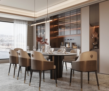 New Chinese Style Dining Room-ID:644563911