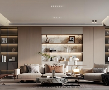 Modern A Living Room-ID:176501047