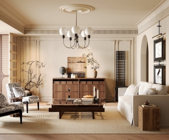 French Style A Living Room-ID:223896982