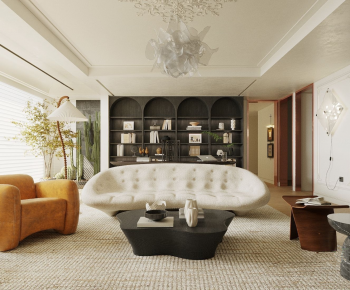 French Style A Living Room-ID:234405046