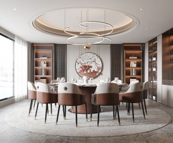 New Chinese Style Dining Room-ID:261512048