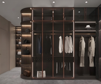 Modern Clothes Storage Area-ID:801848891