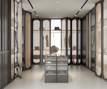 Modern Clothes Storage Area-ID:103530973