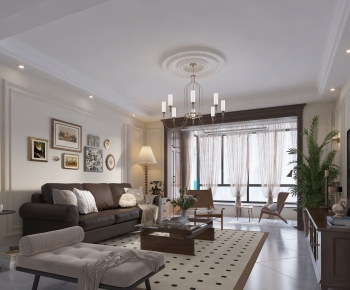 French Style A Living Room-ID:508788114