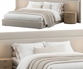 Modern Double Bed-ID:681699043