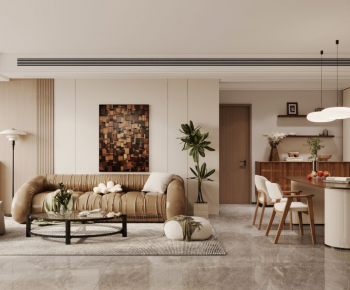 Modern A Living Room-ID:748440987