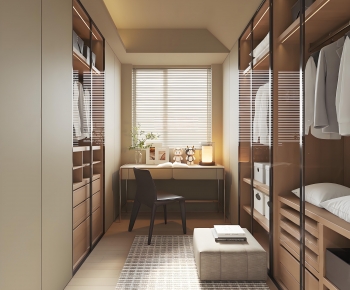 Modern Clothes Storage Area-ID:530370008