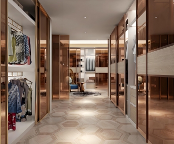 Modern Clothes Storage Area-ID:285758978