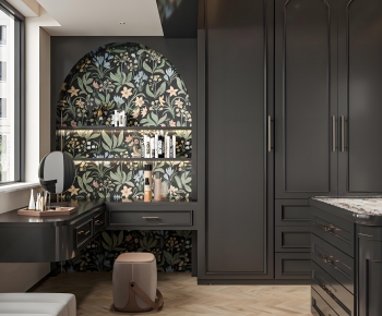 French Style Clothes Storage Area-ID:648644925