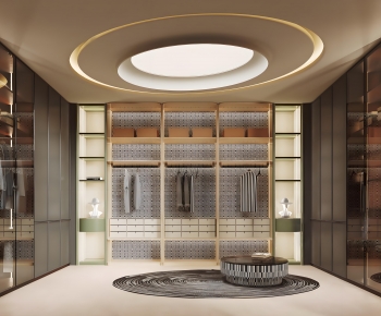 Modern Clothes Storage Area-ID:271563052